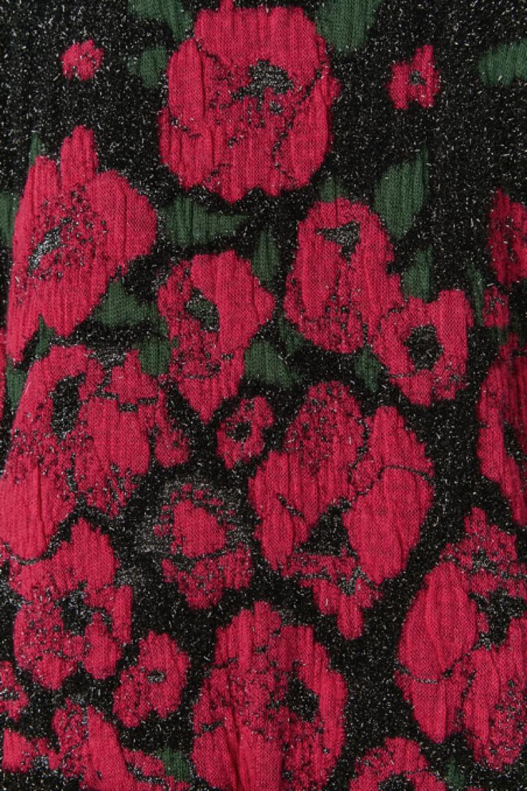 Oversize lurex jacquard cardigan with belt KENZO For Sale 3