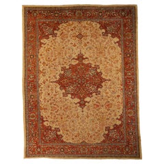 Moderner handgewebter persischer Teppich in Übergröße im Sultanabad-Design
