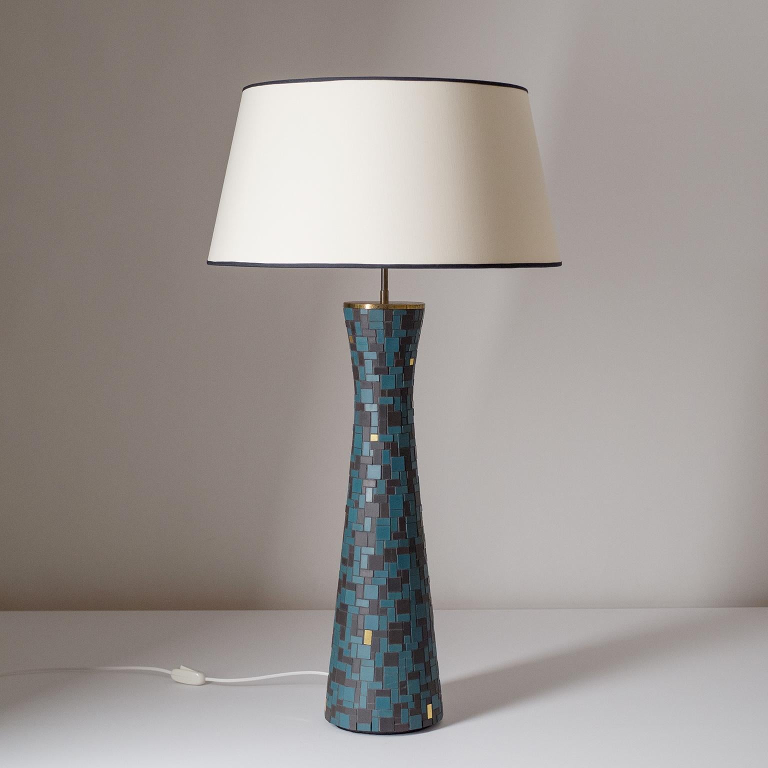 Oversize Mosaic Table Lamp, 1950s 2