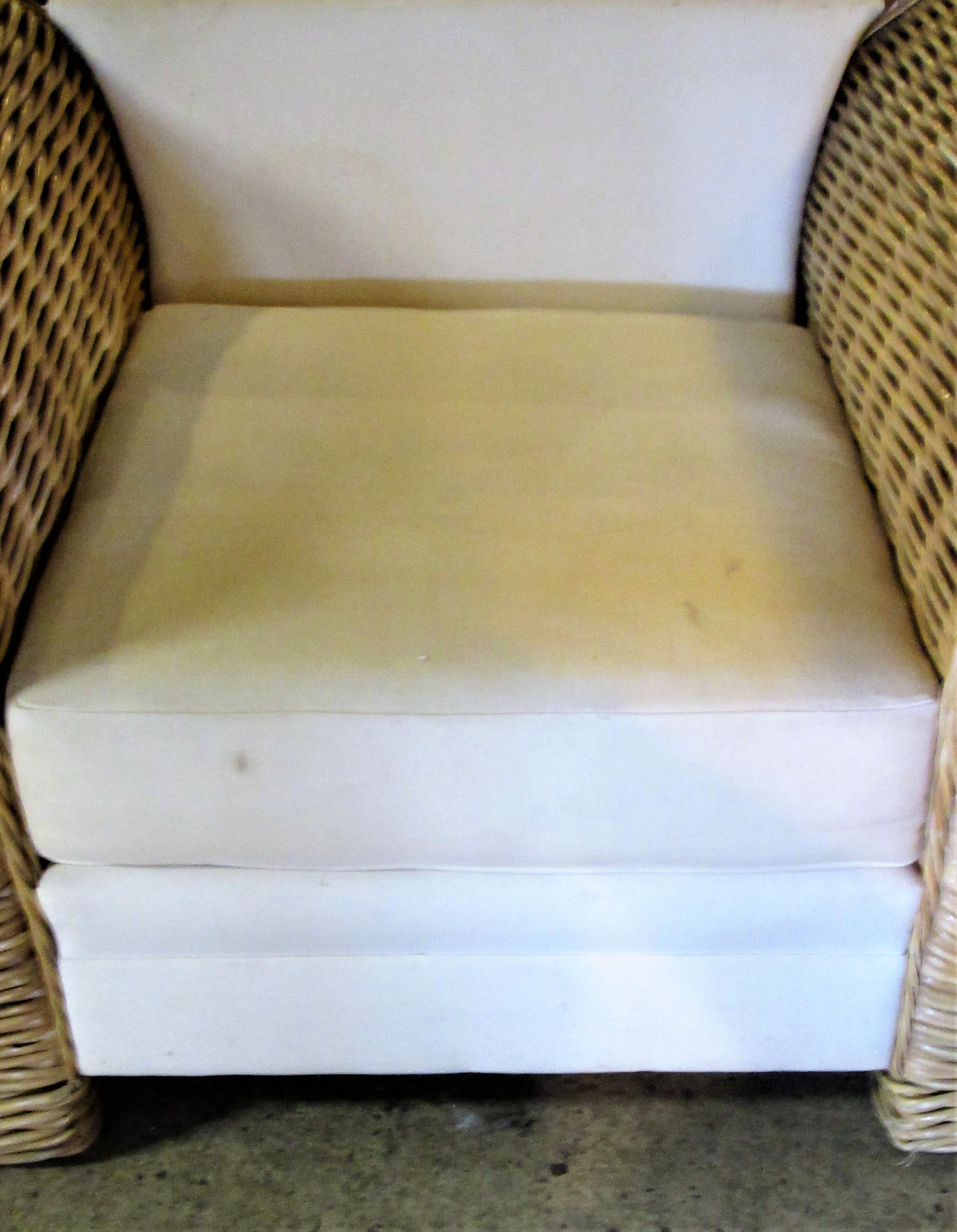 Oversize Natural Rattan Lounge Chairs by O-Asian Designs, Inc. 6