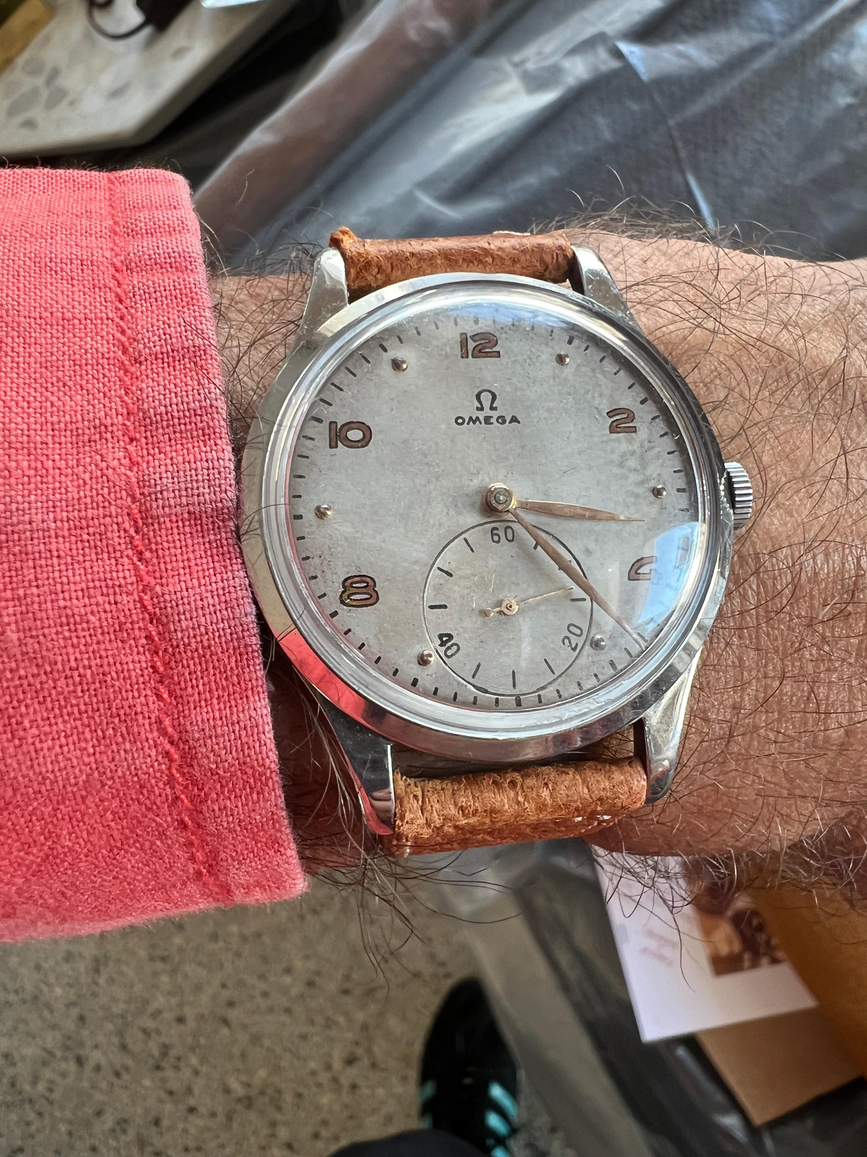Oversize Omega Wrist Watch ca' 1947 For Sale 1