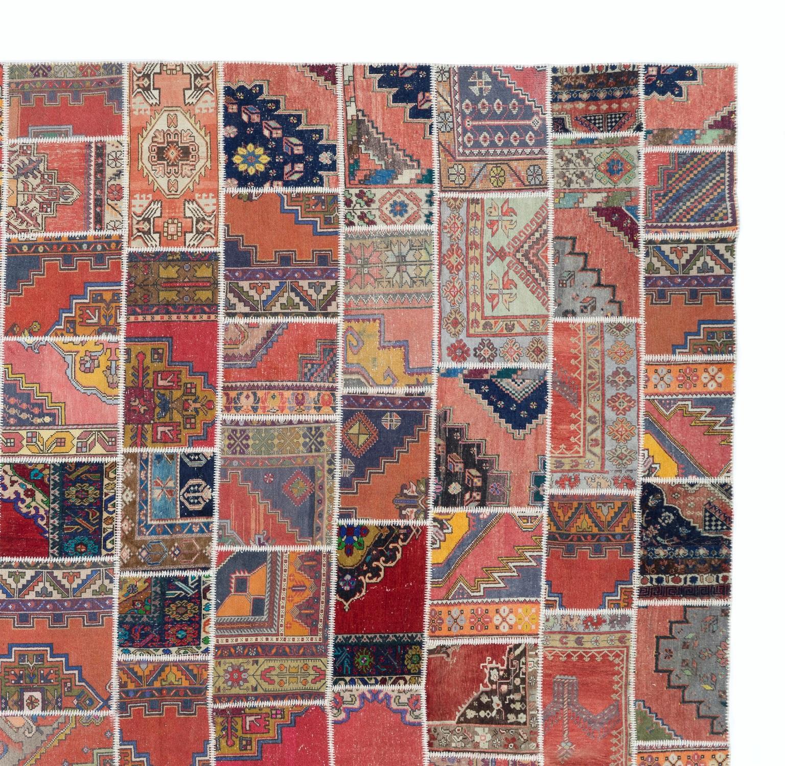 Oushak 16x27 Ft Oversize Contemporary Handmade Patchwork Rug. CUSTOM OPTIONS Available  For Sale