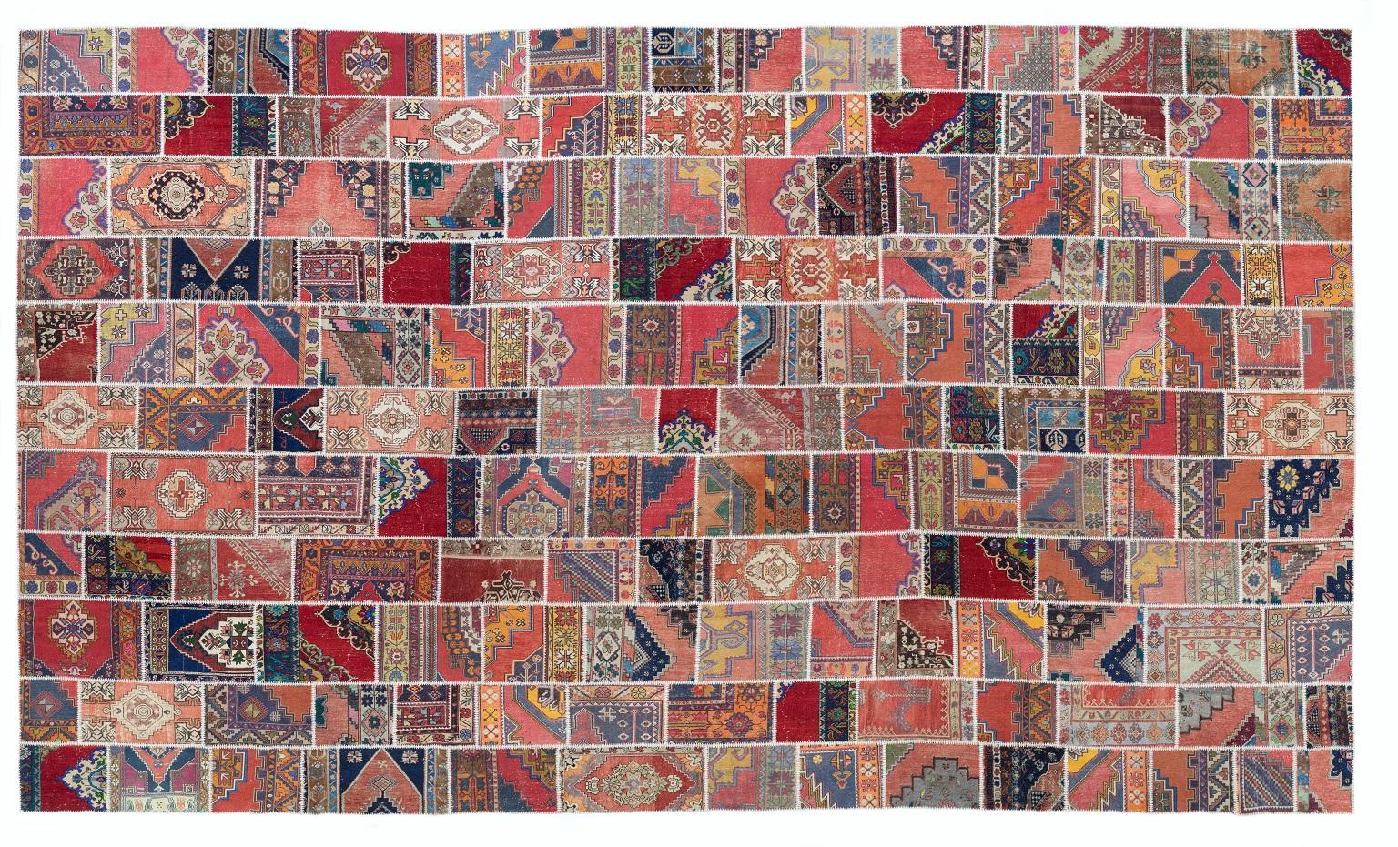 Turkish 16x27 Ft Oversize Contemporary Handmade Patchwork Rug. CUSTOM OPTIONS Available  For Sale