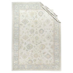 Oversize Oushak Style Handwoven Carpet Rug  14'4 x 20'8