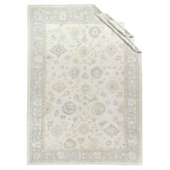 Oversize Oushak Style Handwoven Carpet Rug  14'4 x 20'8