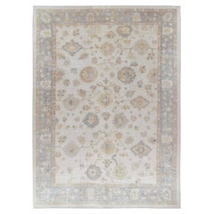 Oversize Oushak Style Handwoven Carpet Rug 14'4 X 20'8