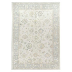 Übergroßer handgewebter Teppich im Oushak-Stil  14'4 x 20'8