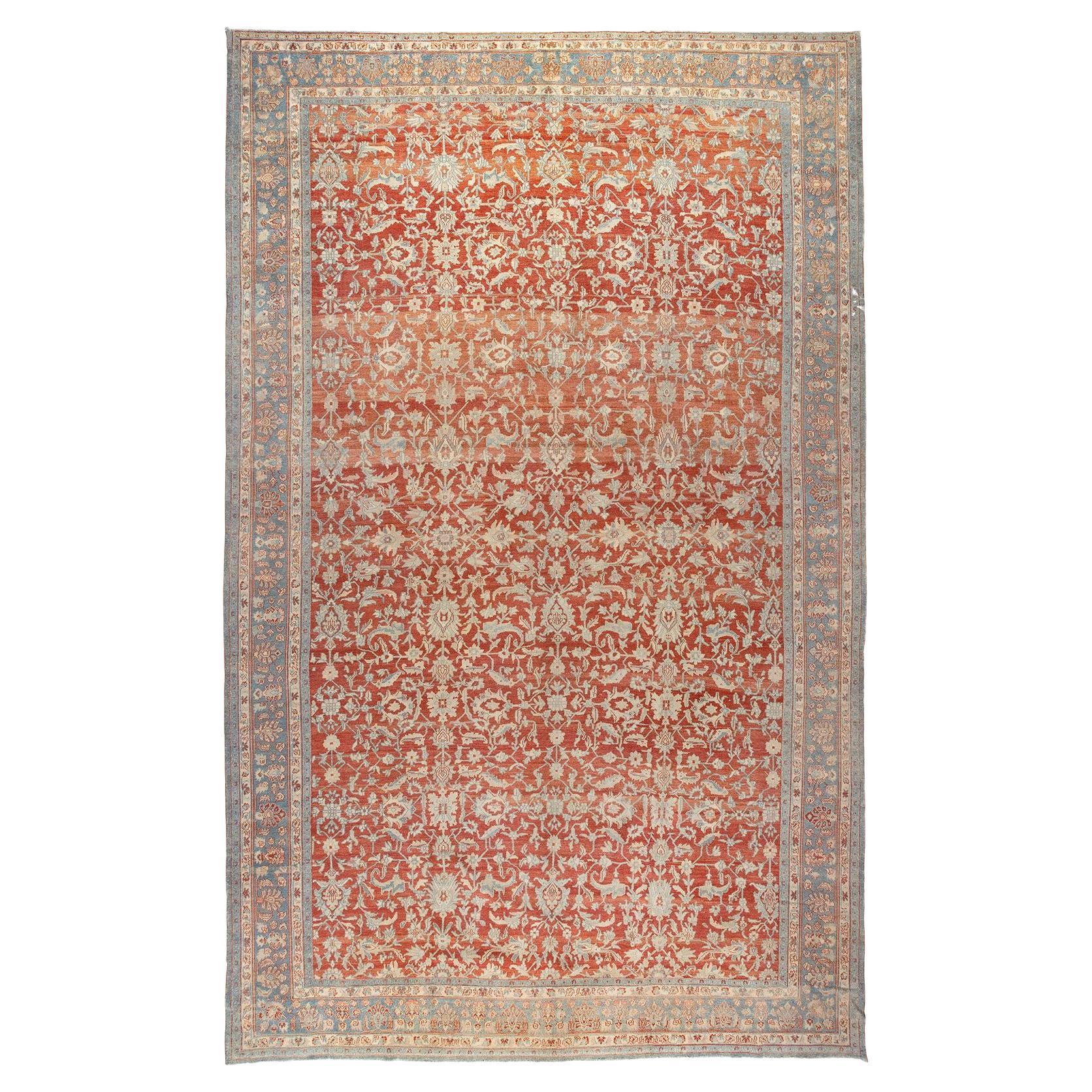 Tapis persan Bibikabad surdimensionné