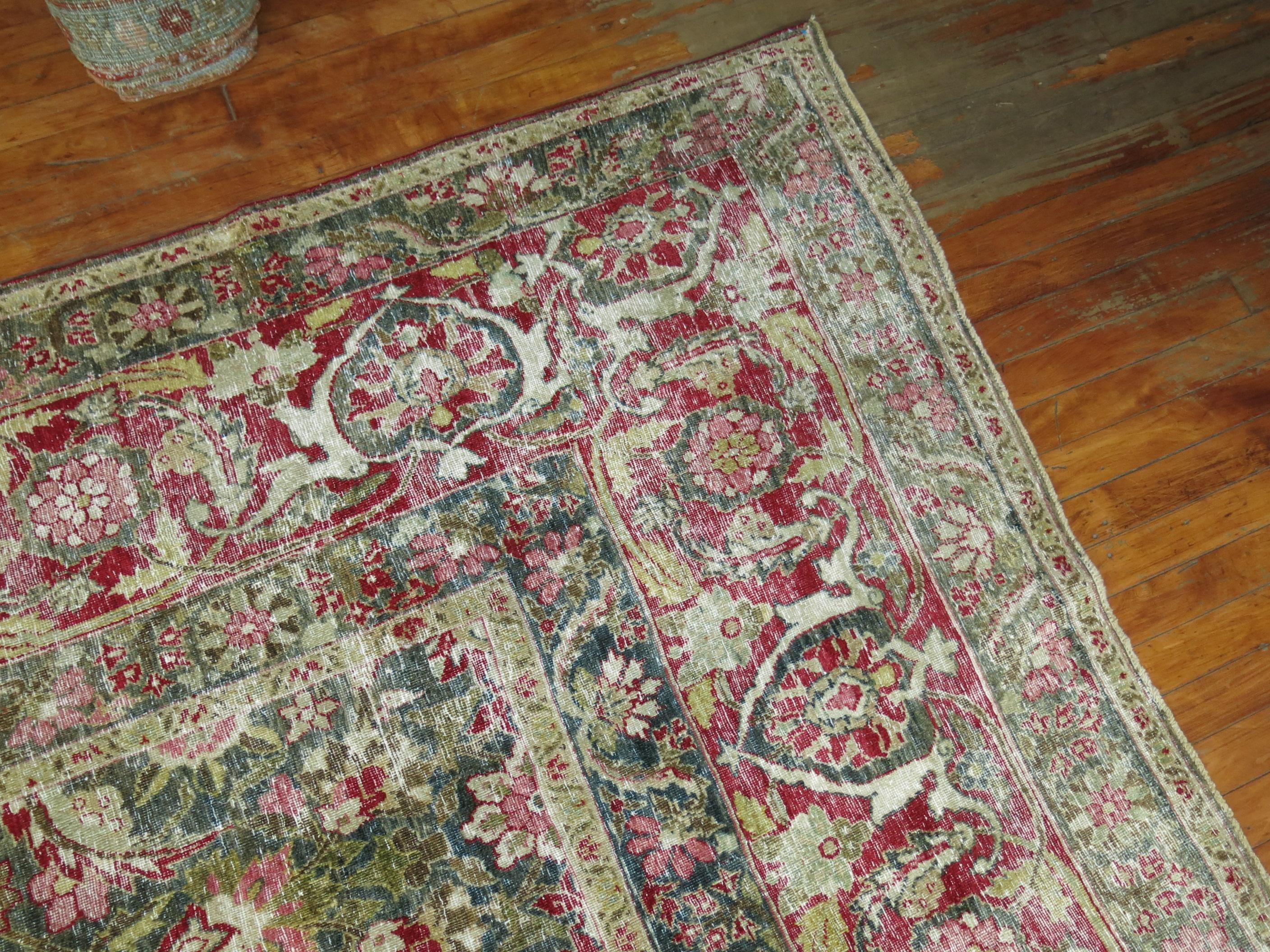 Oversize Persian Tabriz Carpet For Sale 3
