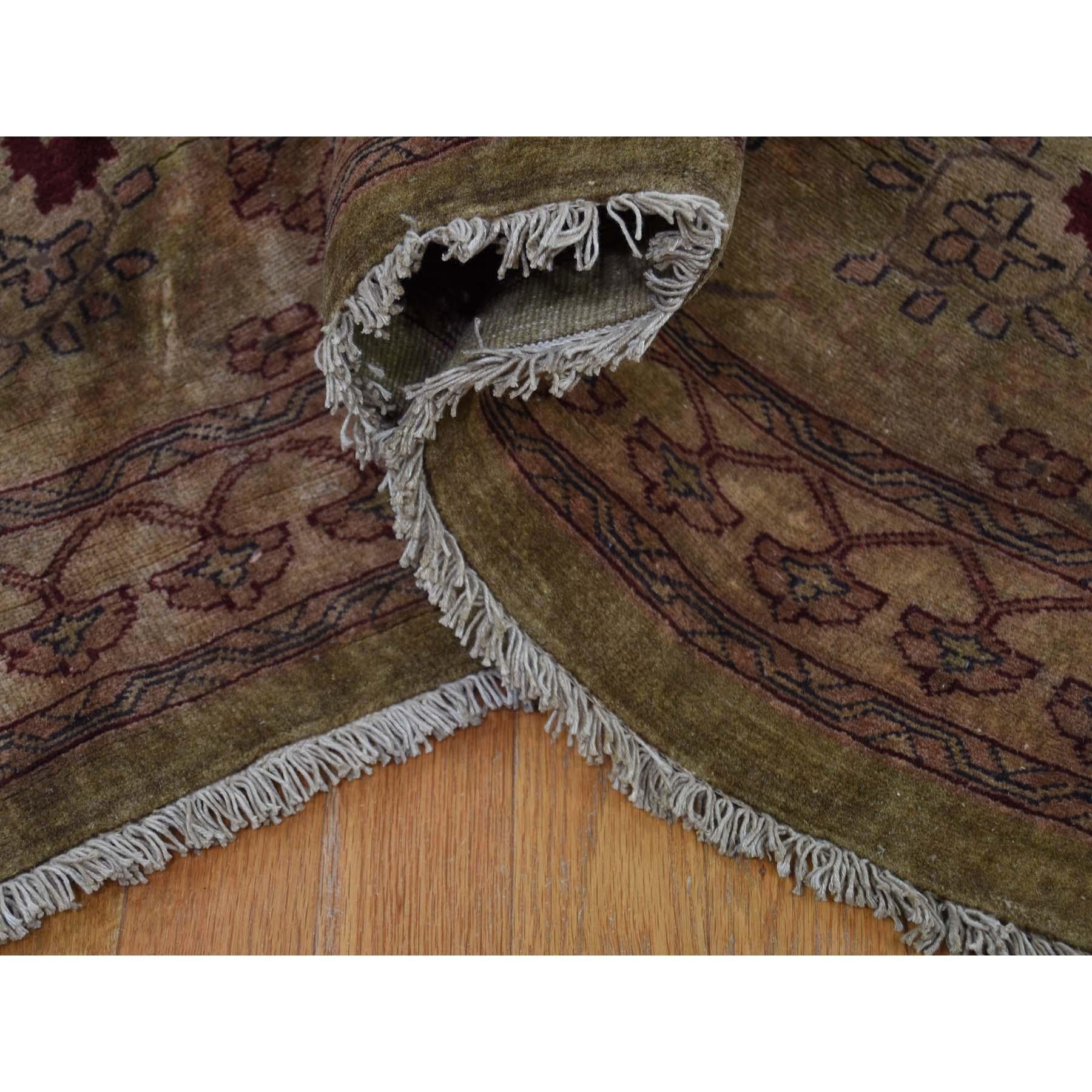 Oversize Peshawar 100 Percent Wool Hand Knotted Oriental Rug In New Condition In Carlstadt, NJ