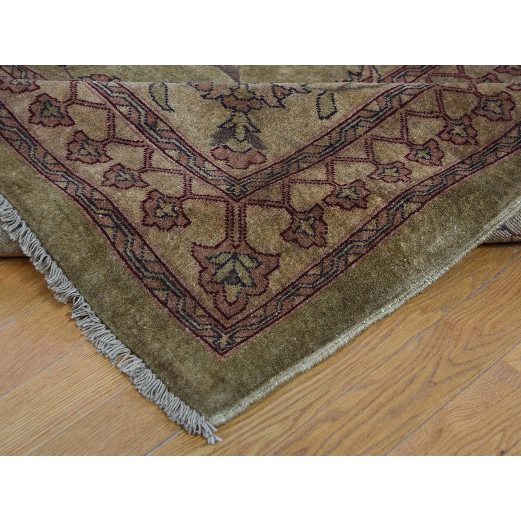 Contemporary Oversize Peshawar 100 Percent Wool Hand Knotted Oriental Rug