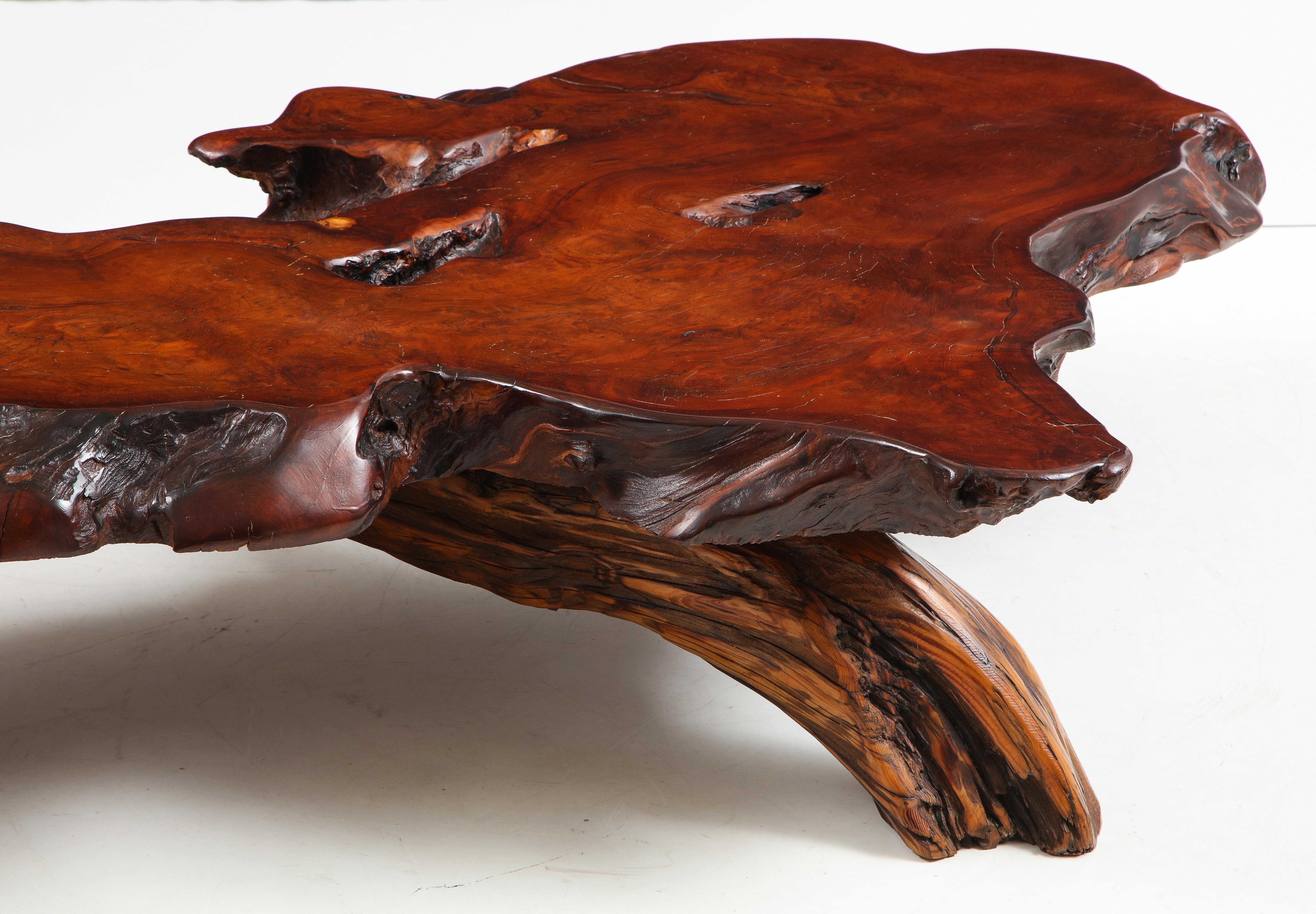 Oversize Redwood Coffee Table 3