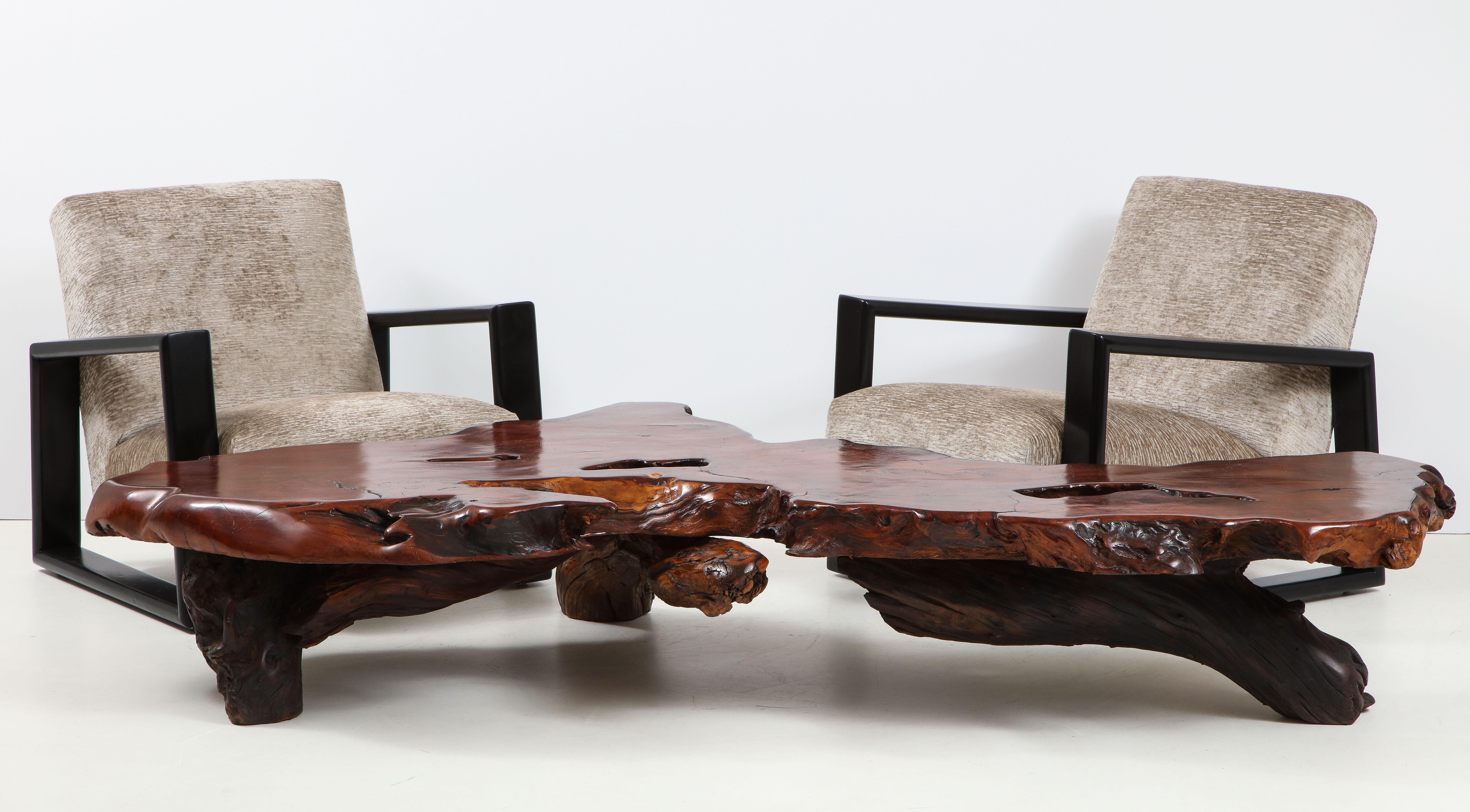 Oversize Redwood Coffee Table 6