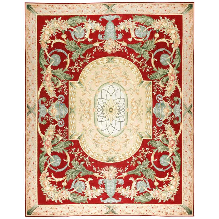 Oversize French Style Savonnerie Rug Carpet 15'8 x 19'11 For Sale at ...