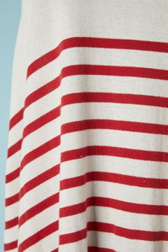 Oversize sailor striped tank-top in cotton Jean-Paul Gaultier Matelot