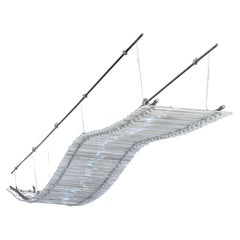 Oversize "Tappeto Volante" Murano Chandelier by Tapio Wirkkala for Venini, 90s