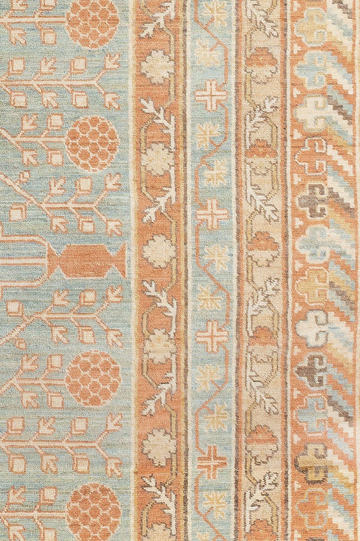 Übergroßer Vintage-inspirierter Khotan-Teppich im Angebot 3
