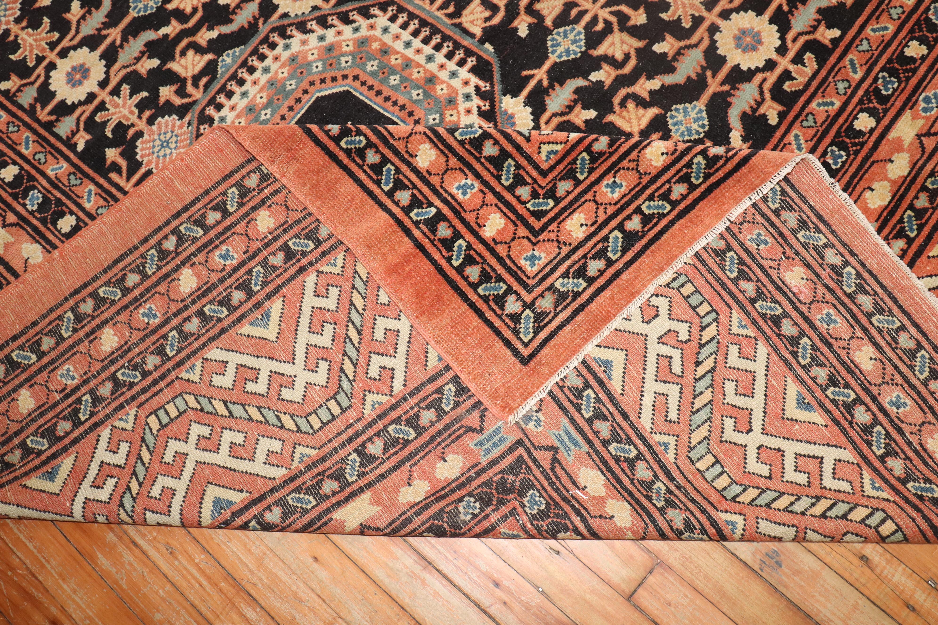Übergroßer Samarkand-Teppich im Vintage-Stil im Angebot 3