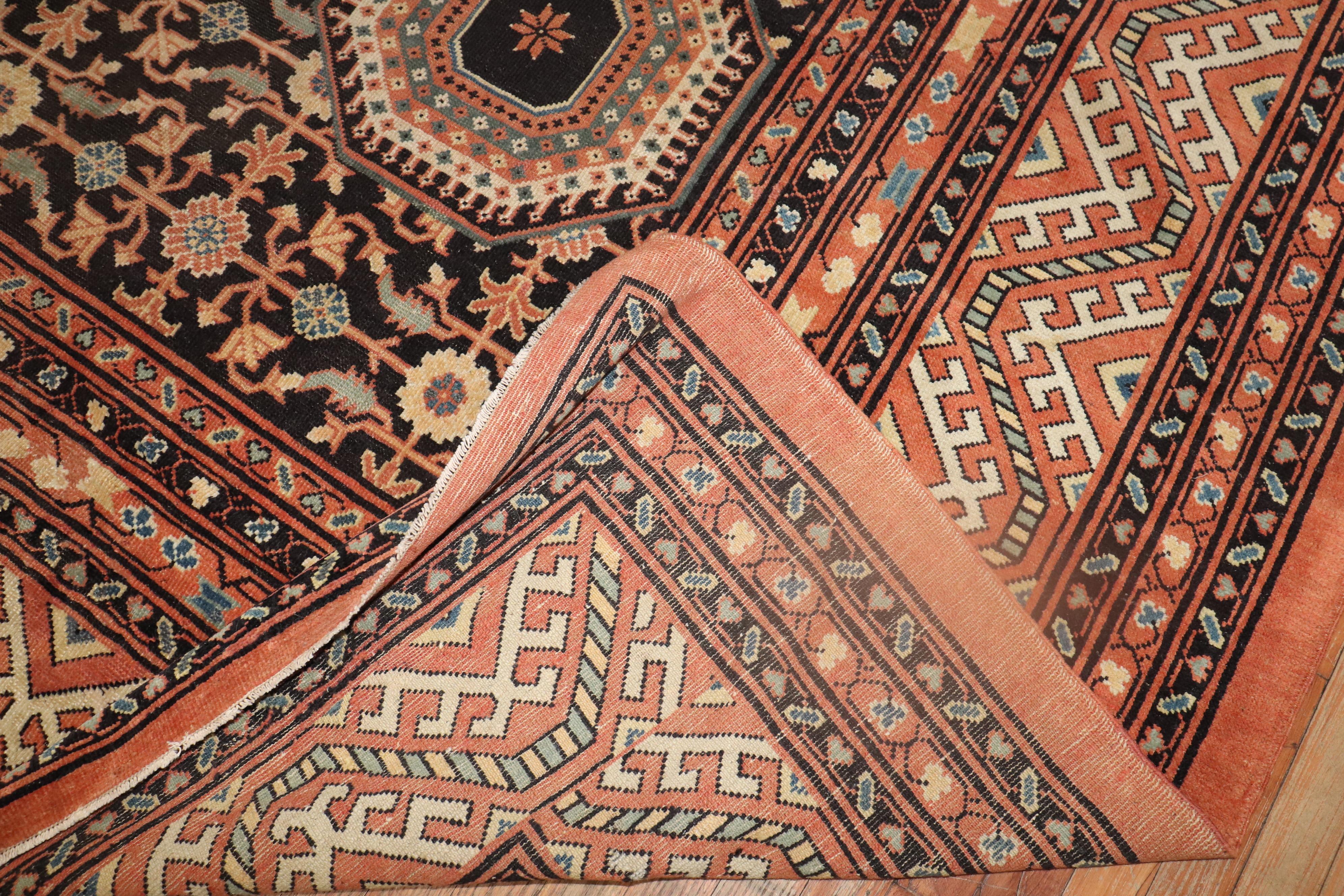 Übergroßer Samarkand-Teppich im Vintage-Stil im Angebot 6