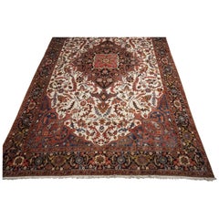 Oversize Vintage Persian Heriz Serapi