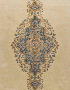 Oversize Vintage Persian Kirman Rug