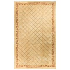 Tapis espagnol vintage surdimensionné de 12'1" x 21'3".