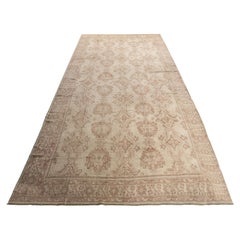 Türkischer Oushak-Teppich in Übergröße im Vintage-Stil  12' x 20'6 Zoll