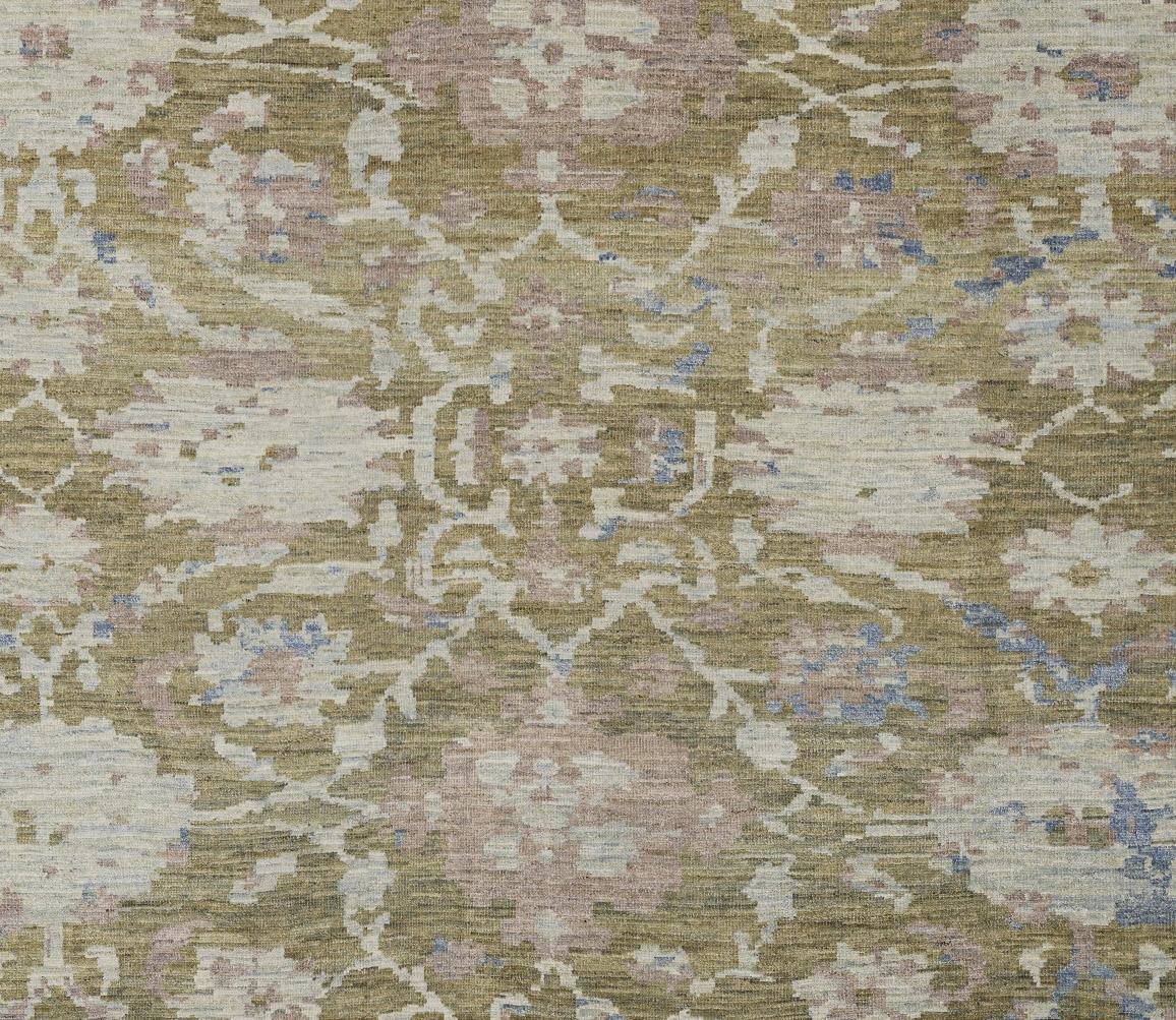 Tappeto oversize intrecciato, 12 ft × 14 ft , Greene & Greene morbido in vendita 2