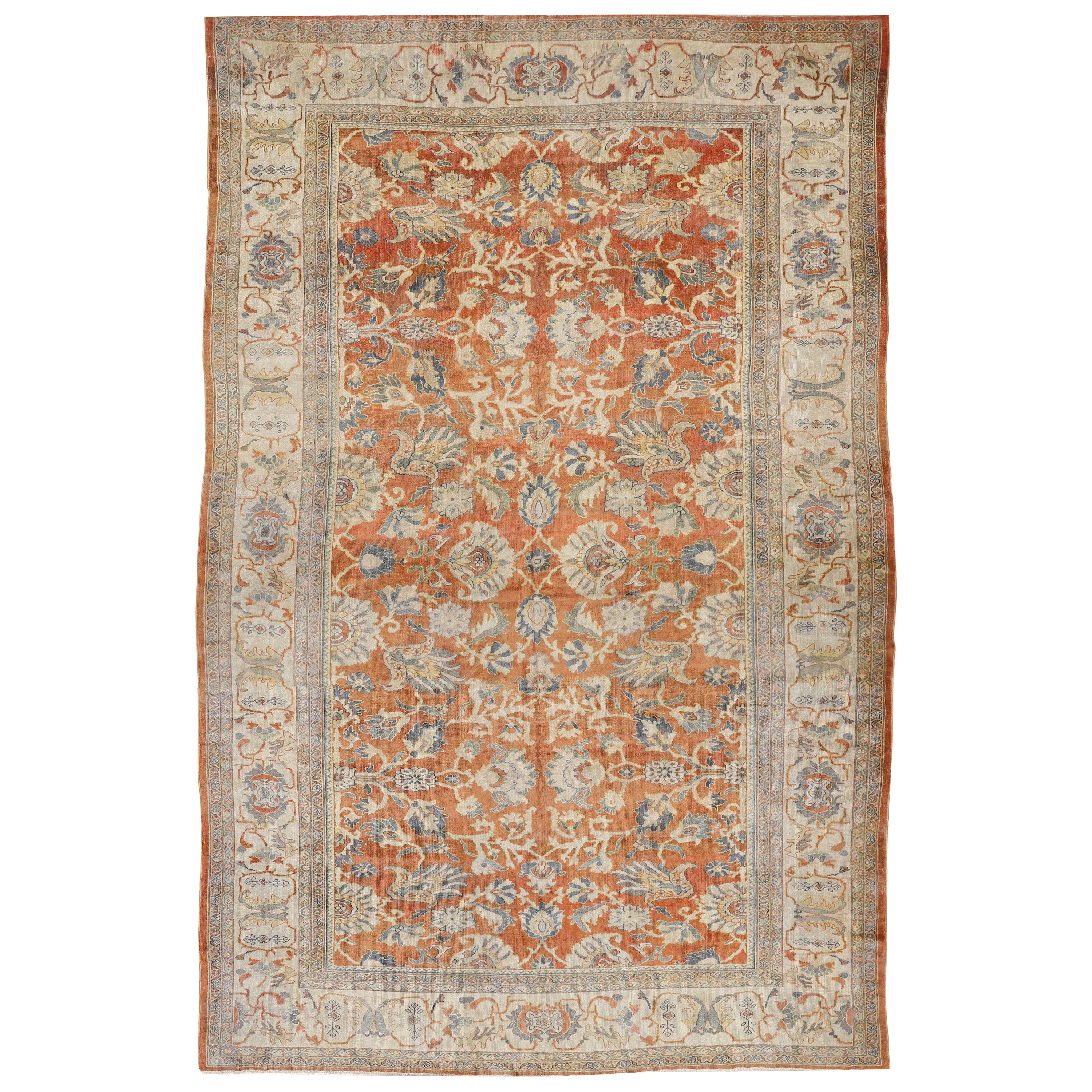 Oversize Ziegler Sultanabad Style All-Over Design Rug