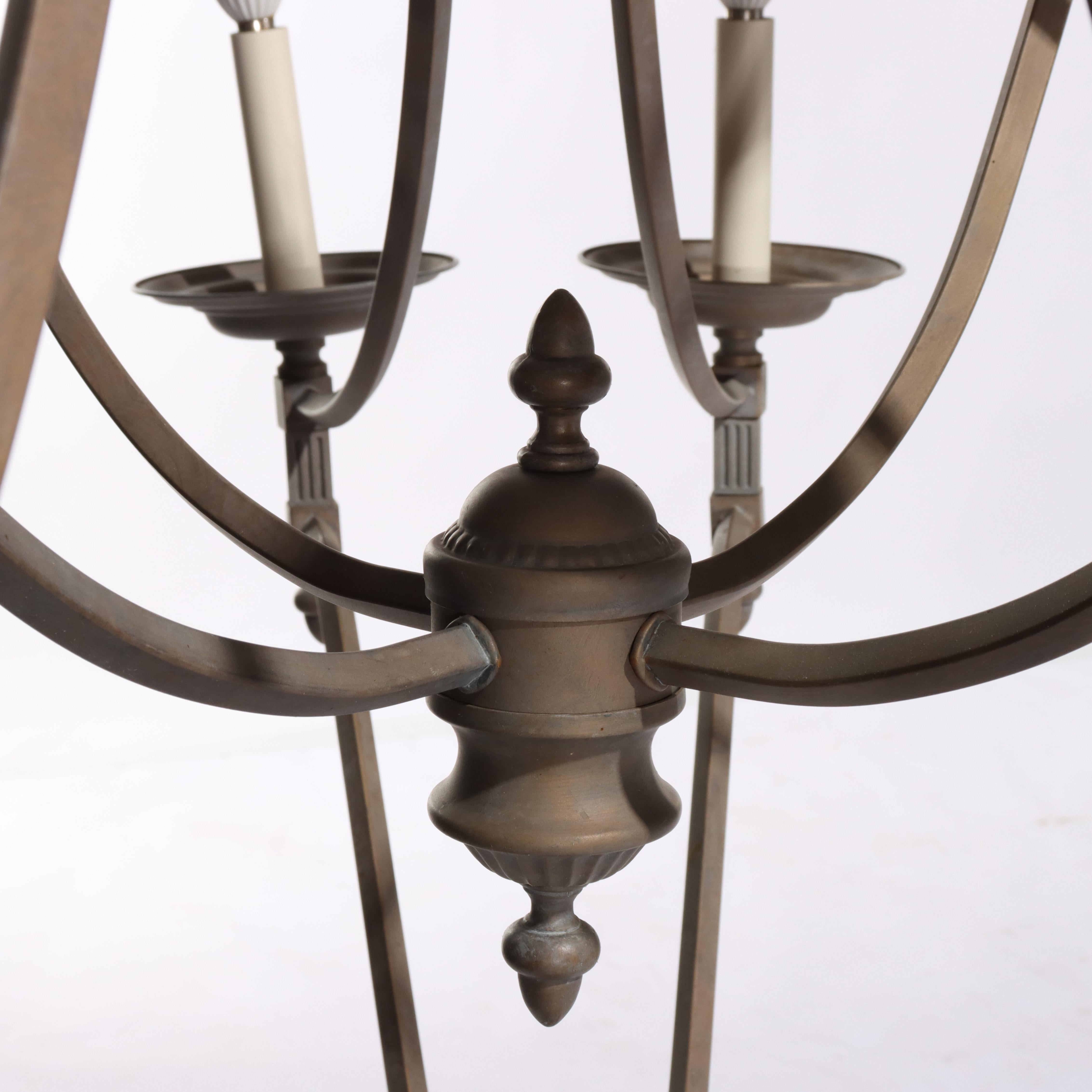 Ferro Lampadario in ferro a 12 bracci sovradimensionato, 20° sec. in vendita