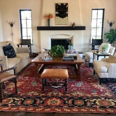 Oversized 12x16 Hand-Knotted Afghan Serapi Tribal Rug, Wool, Rust/Navy