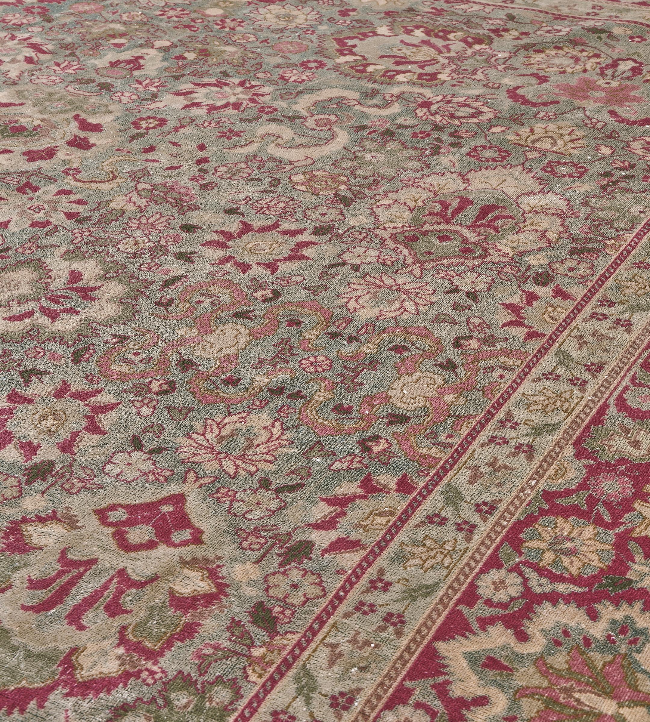 XX secolo Tappeto Agra antico 16'x32'4