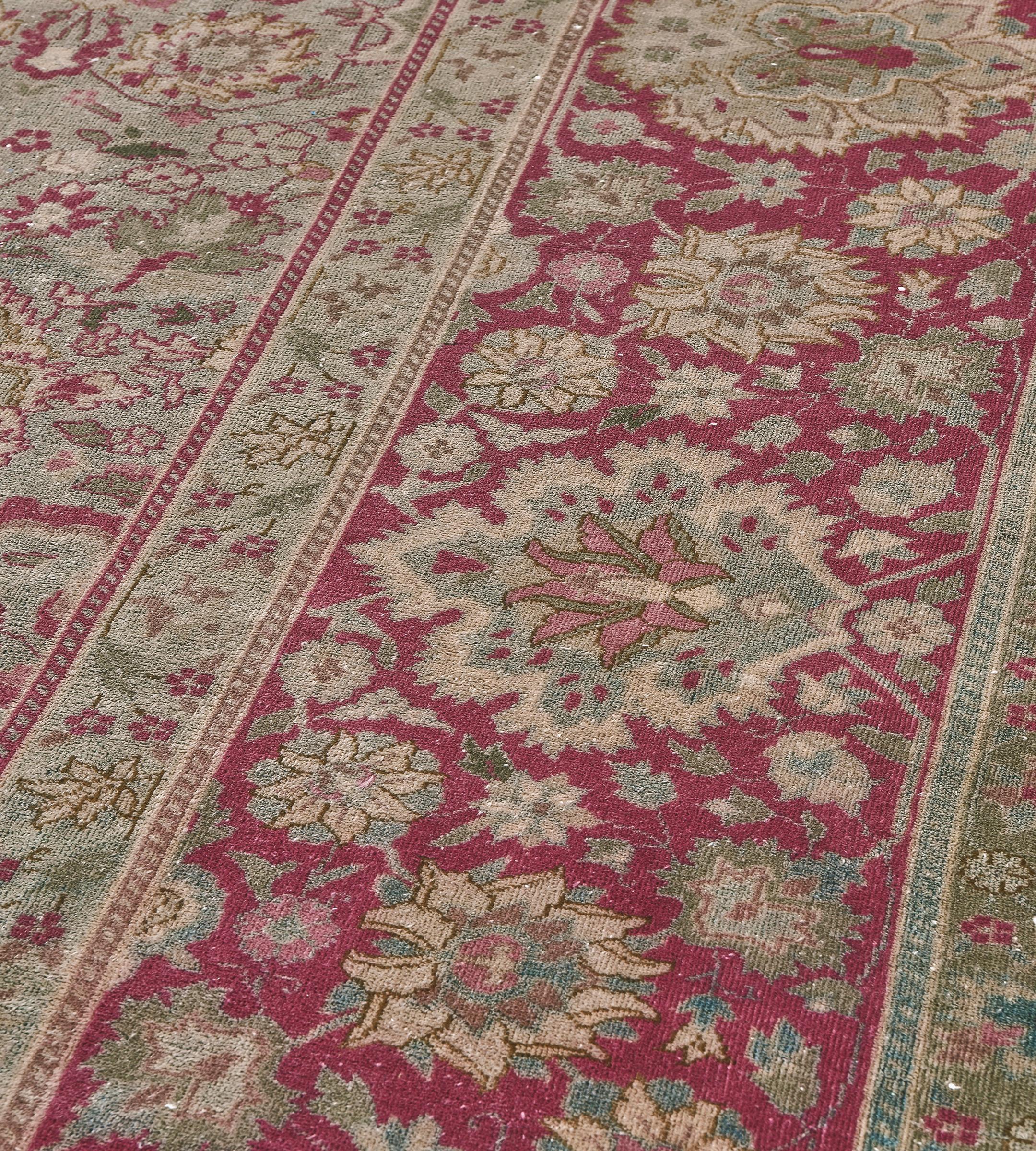 Lana Tappeto Agra antico 16'x32'4