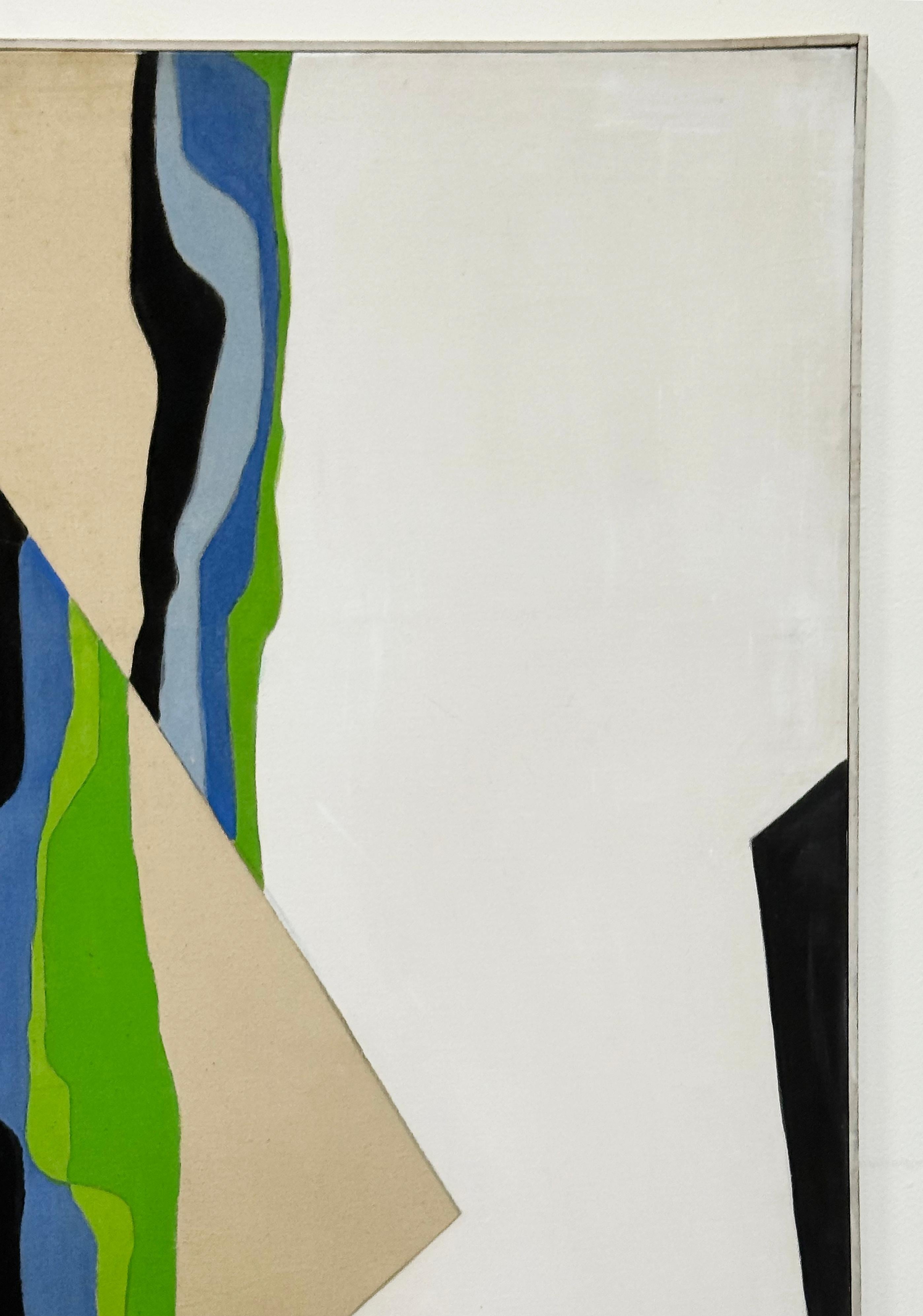 Abstraktes Ölgemälde auf Leinwand in Übergröße von Rosalie Atkins, Rosalie Atkins, „Red Sky“, 1970er Jahre (amerikanisch) im Angebot