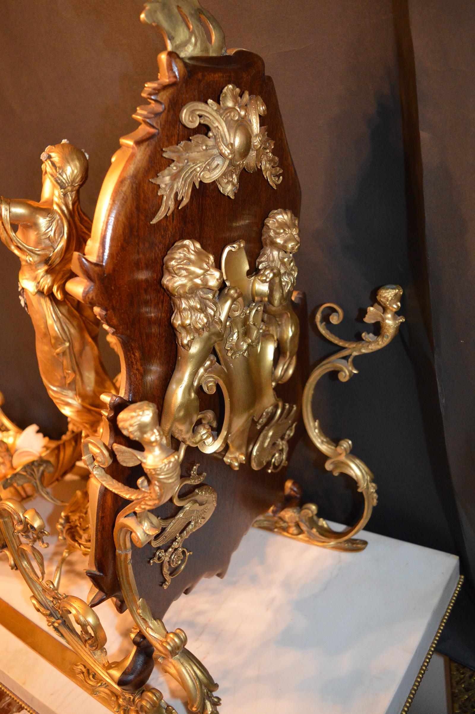 Oversized 19th Century Bronze and Marble Sculpture 9