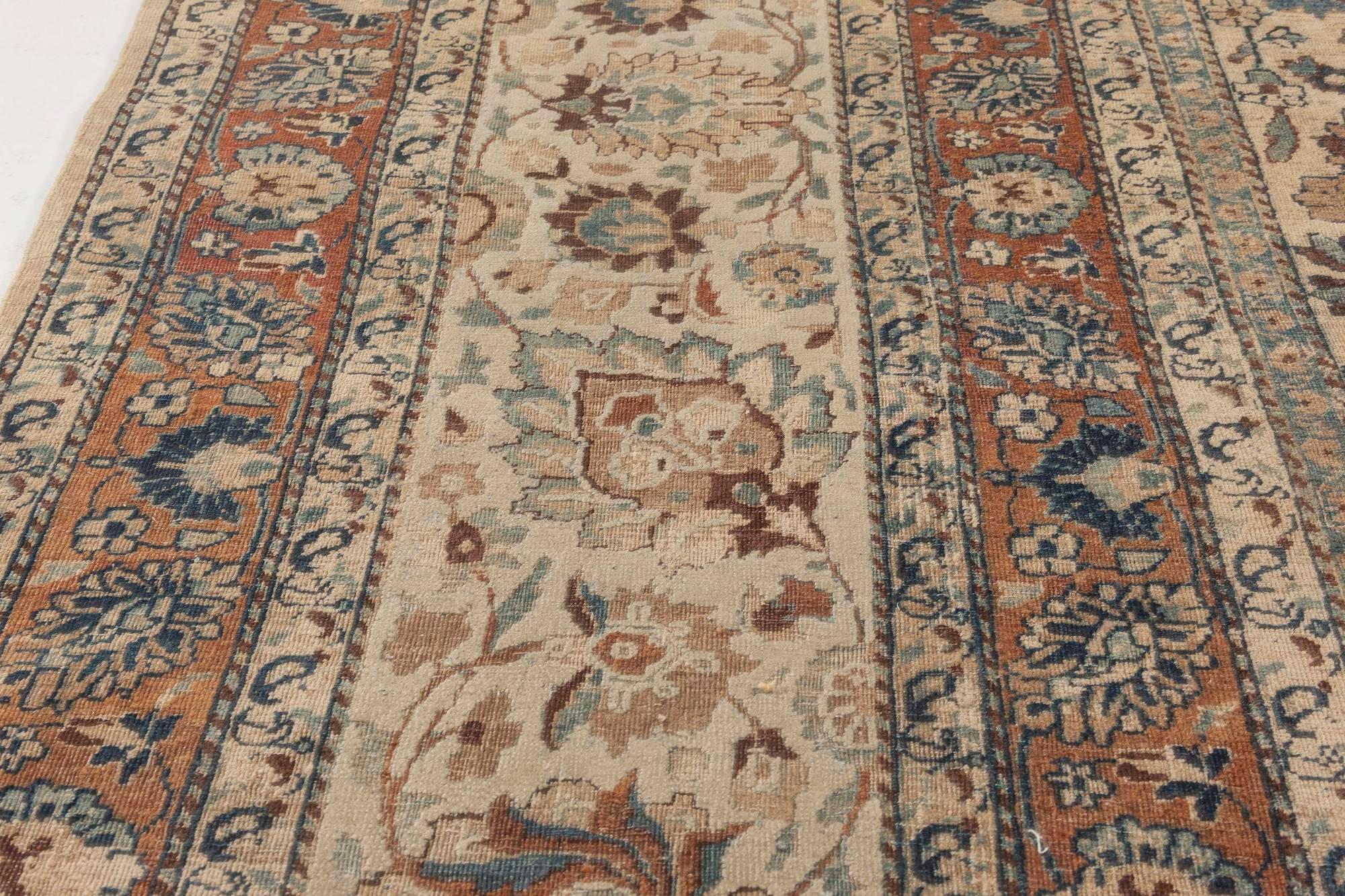Oversized 19th Century Persian Meshad Rug For Sale 2