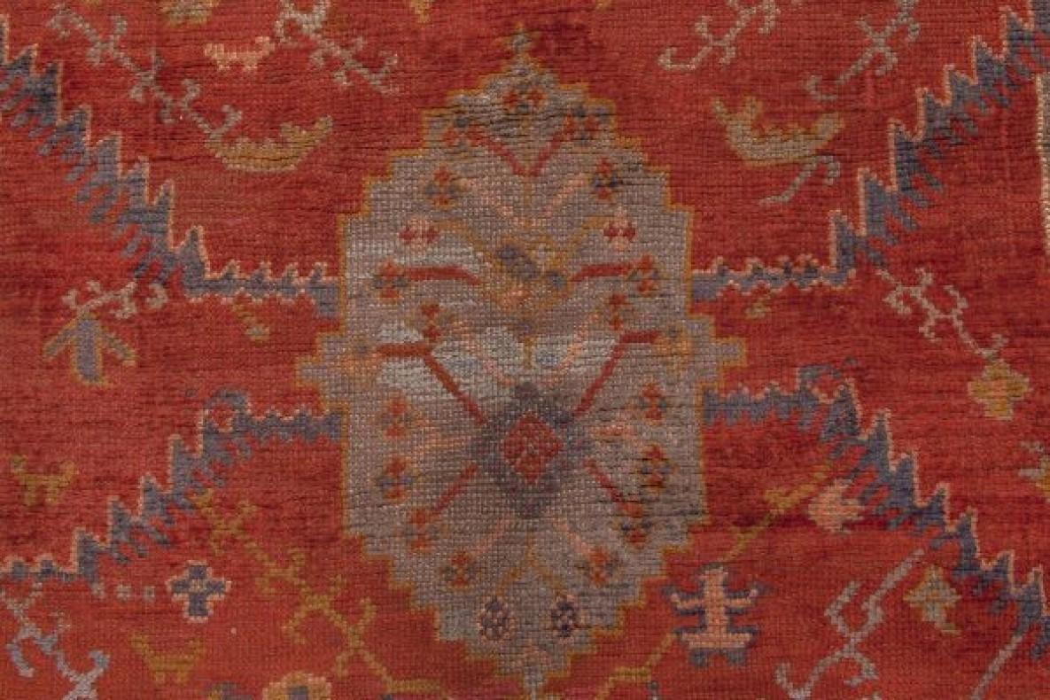 Oversized Antique Turkish Oushak Rug
Size: 15'0