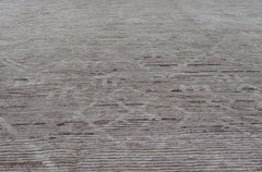 Oversized Afghan Modern Casual Abstract Rug in Muted Earthy Tones 12'10 x 15'9