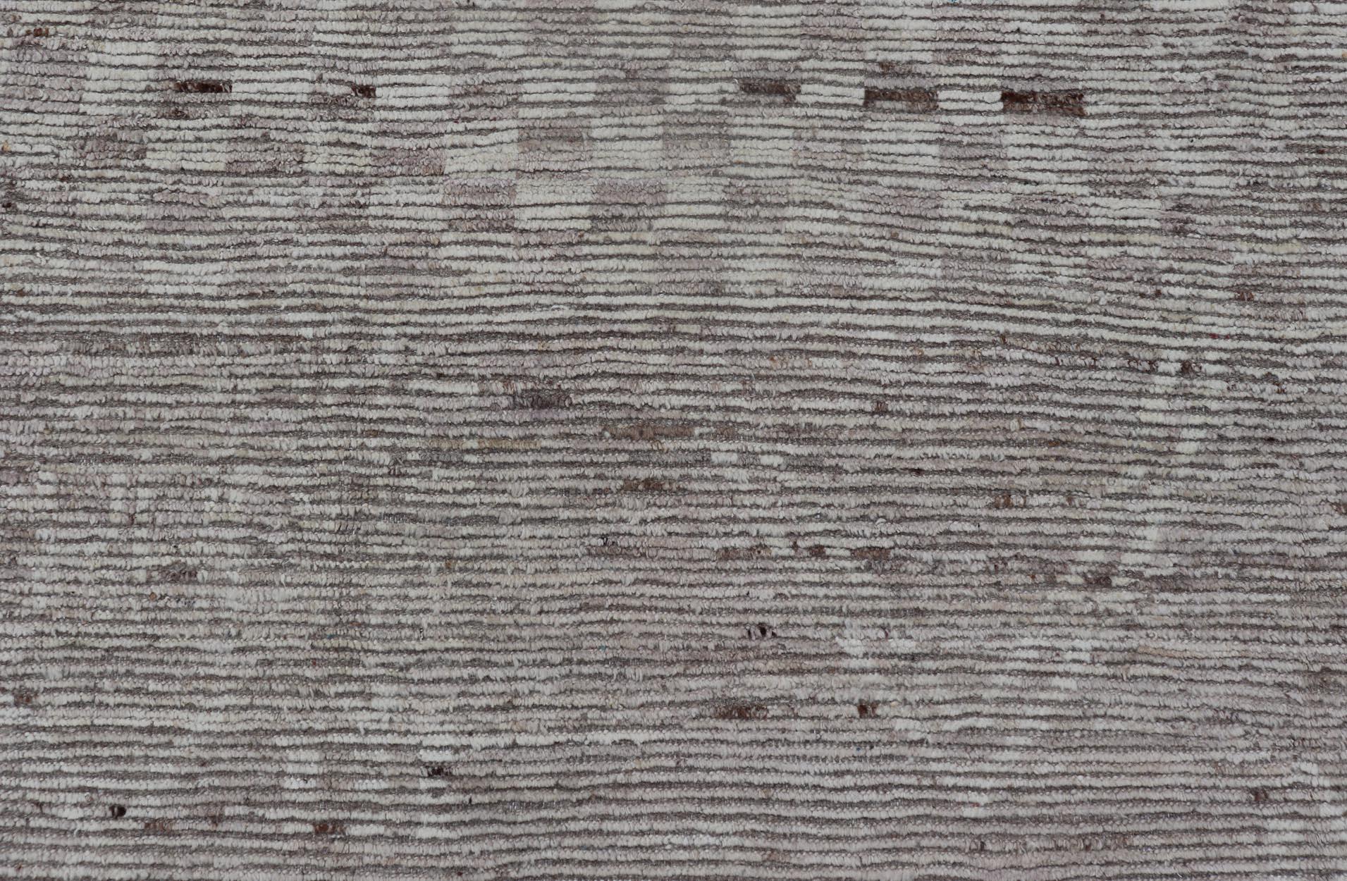 Alfombra afgana de gran tamaño, moderna, informal y abstracta, en tonos terrosos apagados 12'10 x 15'9 Afgano en venta