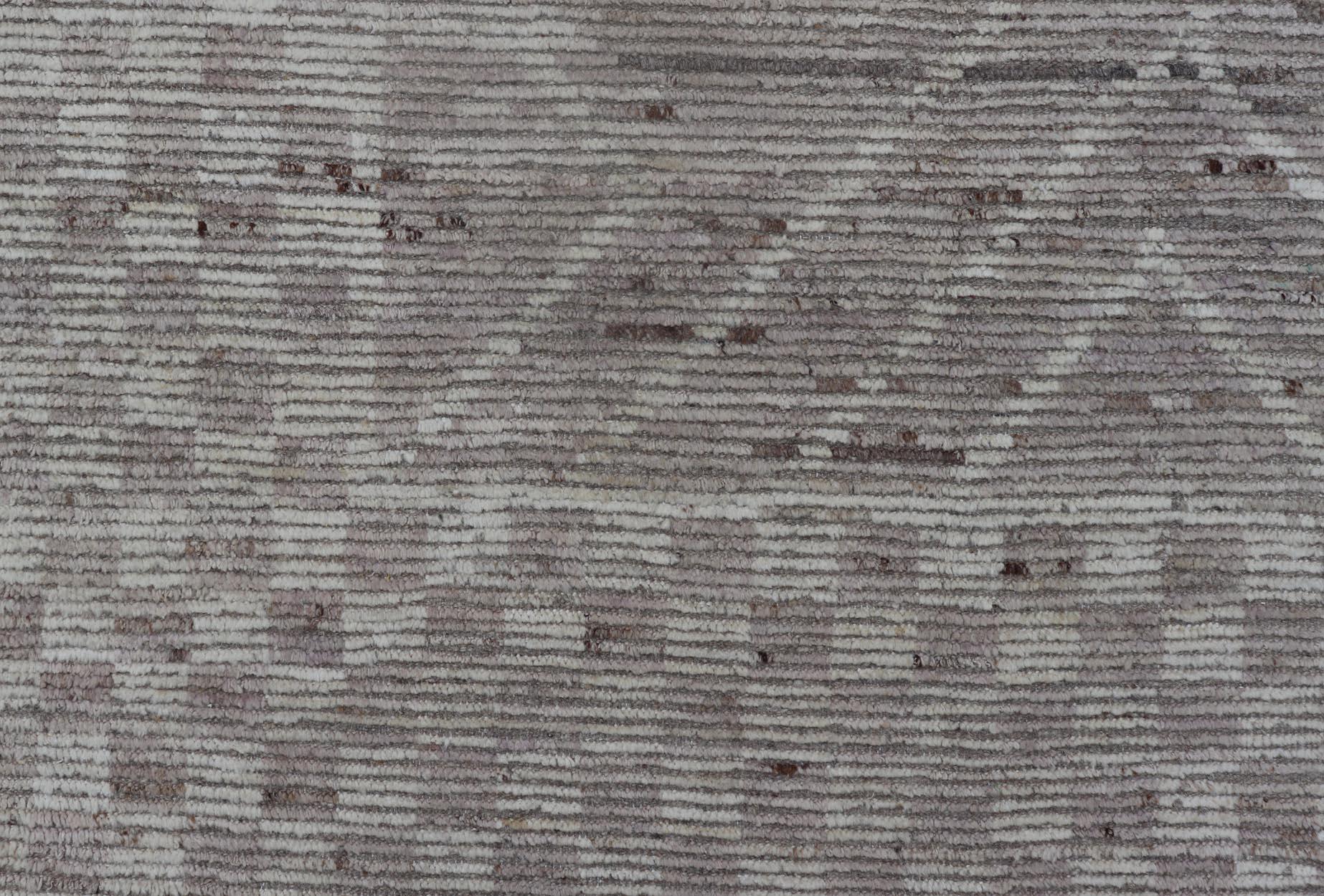 Alfombra afgana de gran tamaño, moderna, informal y abstracta, en tonos terrosos apagados 12'10 x 15'9 en venta 1