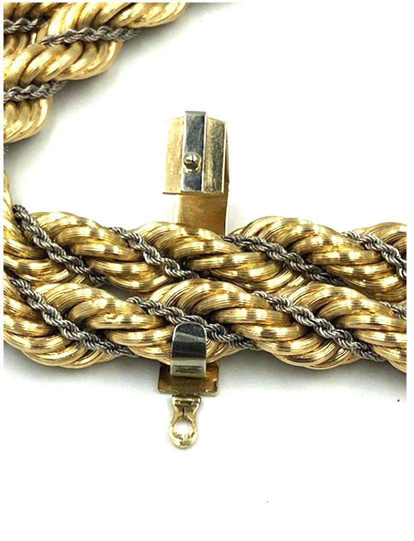 gold rope with tassel