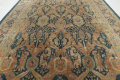 Oversized Antique 19th Century Agra Rug in Rich Millefleur Design - Rug & Kilim