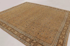 Oversized Antique 20th Century Indian Mogul Rug with Floral Vinery - Rug & Kilim