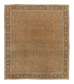 Oversized Antique 20th Century Indian Mogul Rug with Floral Vinery - Rug & Kilim