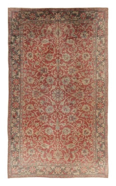Oversized Antique 20th Century Spanish Rug with Rich Floral Vinery - Rug & Kilim