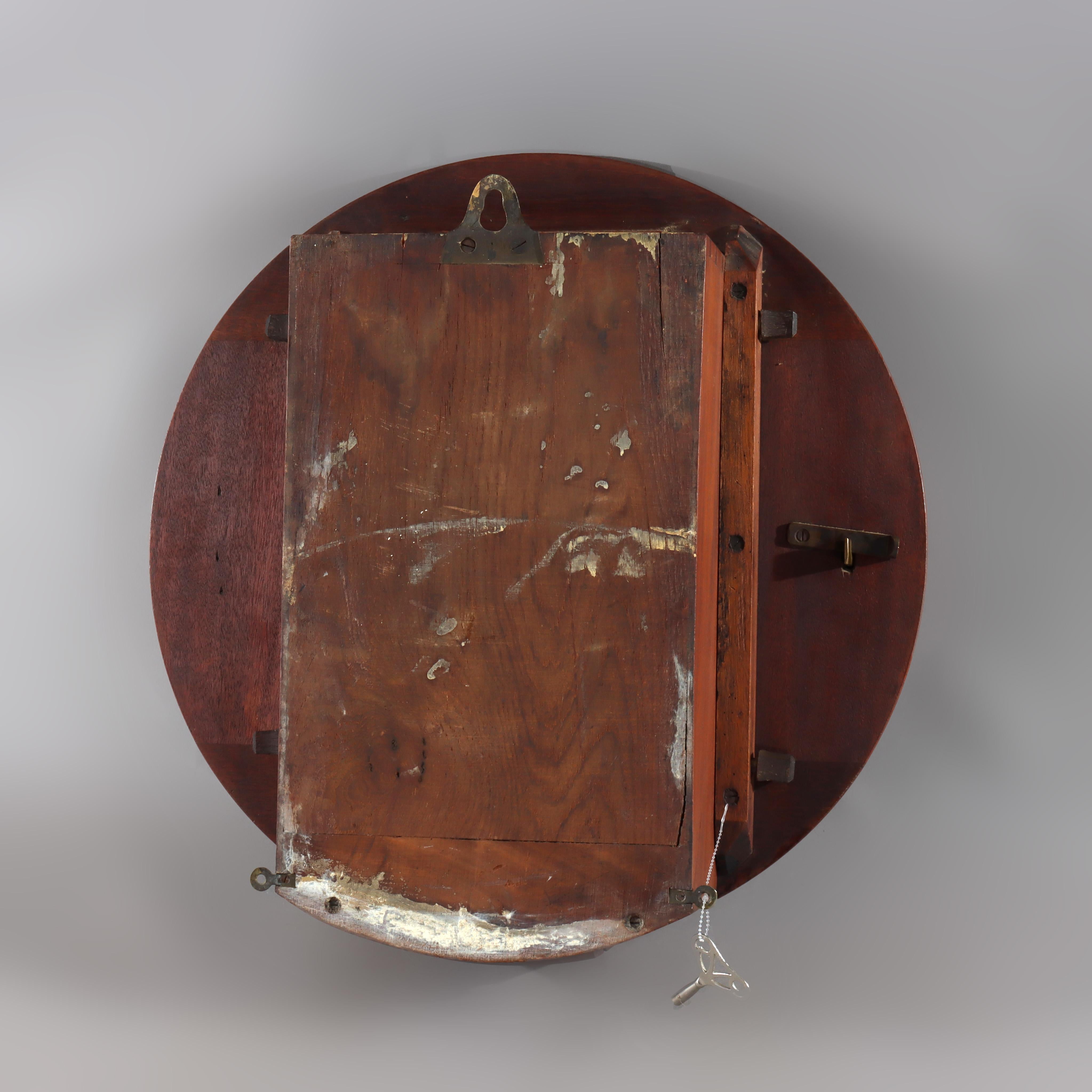 Oversized Antique A. J. Riggs Hammersmith Victorian Walnut Bankers Clock 19thC For Sale 7