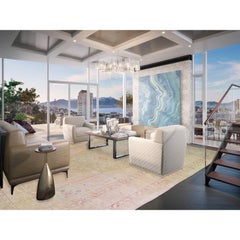 Oversized Antique Agra Good Cond Soft Colors Even Wear Pure Wool Handknotted Rug