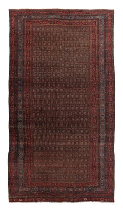Oversized Antique Bidjar Persian Rug with Boteh and Herati Borders - Rug & Kilim