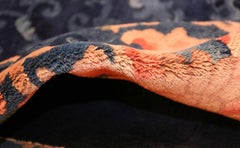 Antique Blue Chinese Rug. Size: 11 ft 1 in x 24 ft 6 in