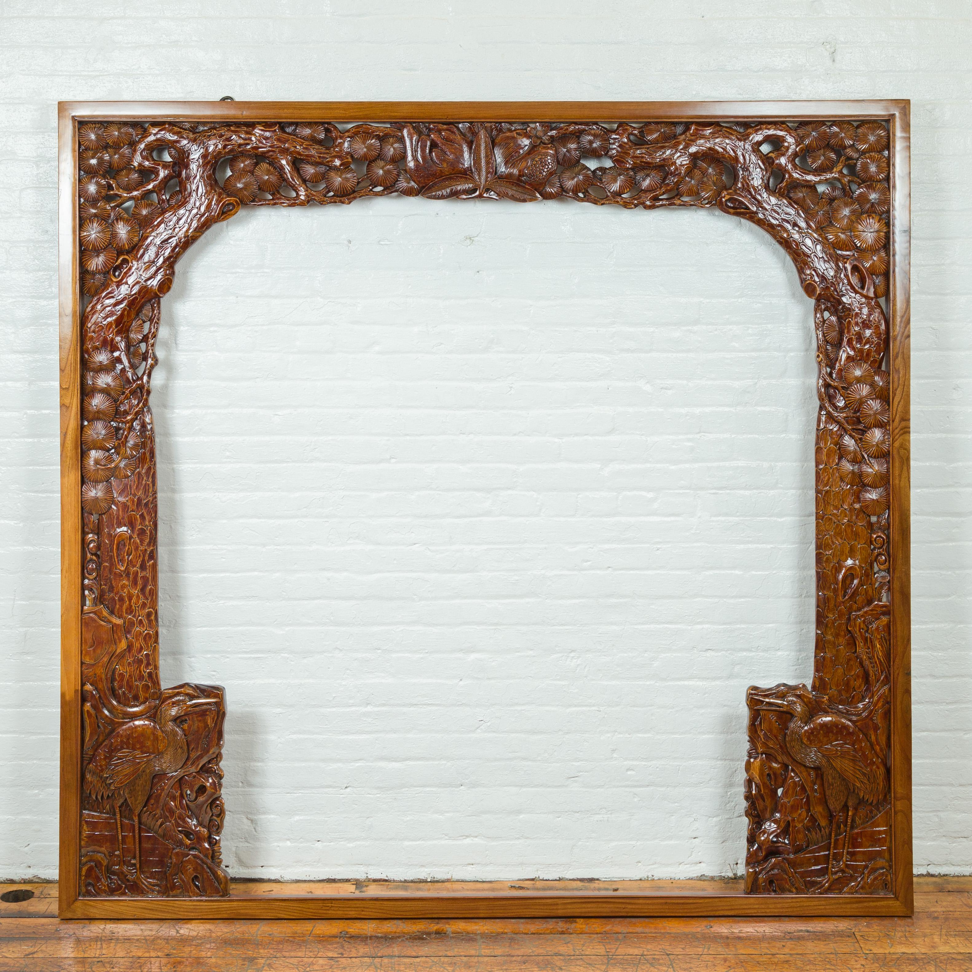 wood carved frame